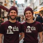 Marškinėliai "Vilką mini - vilkas čia" (unisex, įvairių spalvų)