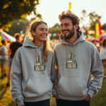 Džemperis su gobtuvu „Anikės selfis” (unisex, įvairių spalvų)