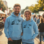 Džemperis su gobtuvu "Gedimino selfis" (unisex, įvairių spalvų) - Image 2