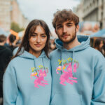 Džemperis su gobtuvu "Šaltekai" (unisex, įvairių spalvų) - Image 5