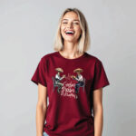 Bordo marškinėliai "Grybas grybo nesupras" - Image 3